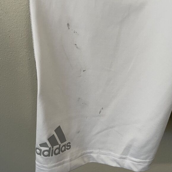 NWT Adidas Football Men’s XL Techfit Smash Girdle 5-Pad Shorts White NEW - Picture 5 of 13